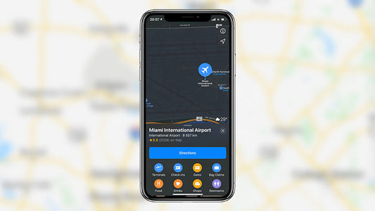 Cum se folosesc hartile interioare pentru aeroporturi si malluri in Apple Maps