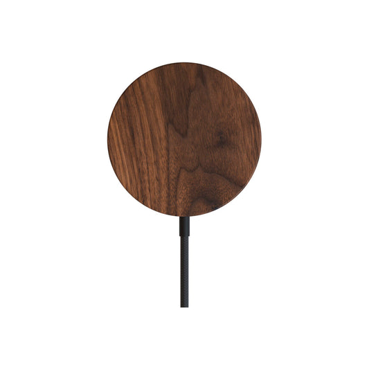 Incarcator Woodcessories MagPad Wireless, Walnut/Fabric - iSTYLE RO