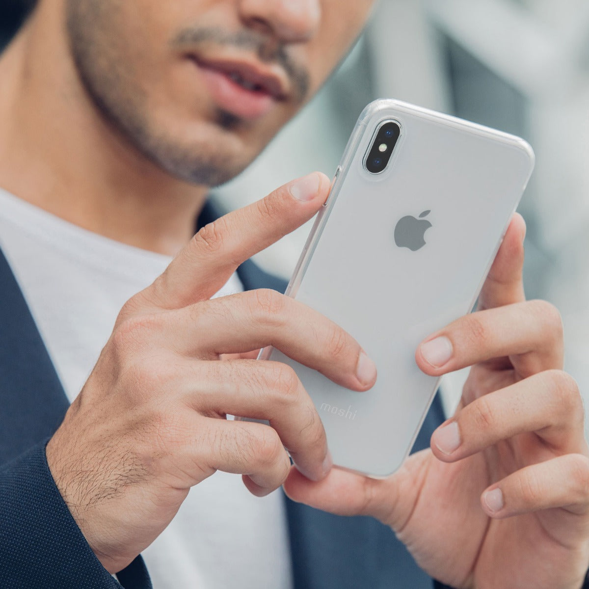 Husa de protectie Moshi pentru iPhone XS Max, Transparent - iSTYLE RO