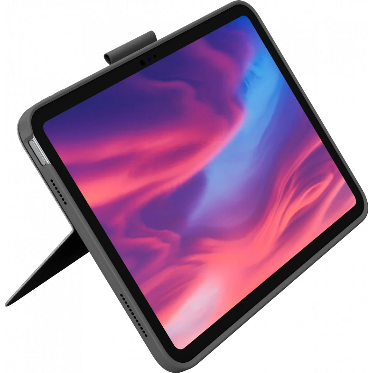 Husa Logitech Combo Touch cu Smart Connector, tastatura iluminata si trakpad detasabile pentru iPad gen 10, US, Gri Oxford - iSTYLE RO