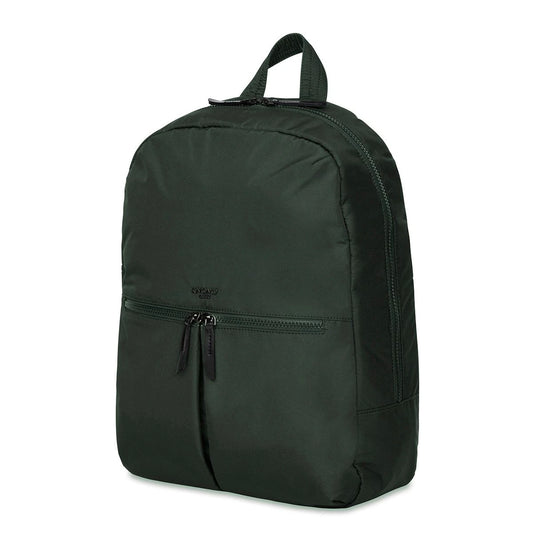 Rucsac Knomo BERLIN Backpack 15-inch Polyester w Split Leather Trim - BOTTLE GREEN (Female) - iSTYLE RO