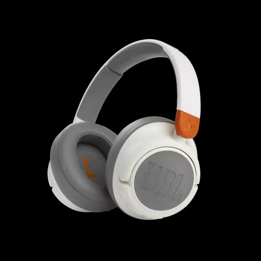 Casti Over-Ear pentru copii JBL JR460NC, Bluetooth, Active Noise Cancelling, Microfon, Alb - iSTYLE RO