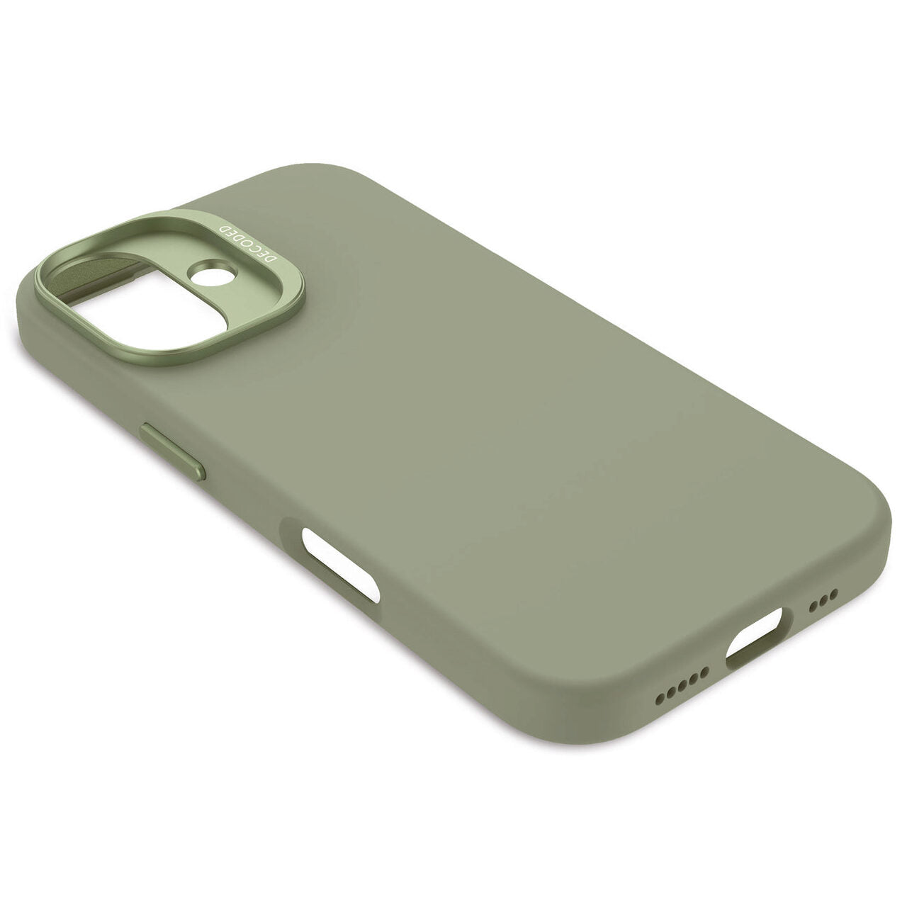 Husa de protectie DECODED din silicon pentru iPhone 16 Plus, Verde - iSTYLE RO