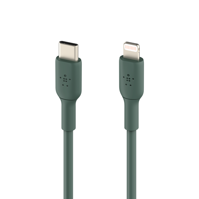 Cablu de date Belkin USB-C la Lightning, 1m, Verde - iSTYLE RO