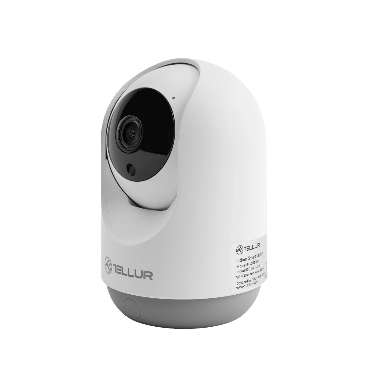 Camera de supraveghere Tellur Smart Wi-Fi Interior, 3MP, UltraHD, PTZ, Autotraking, Night Vision, Detectarea miscarilor, Two-Way Audio, Alarma sonora, Pan 360 grade, Control Vocal, Stocare Cloud, Alb - iSTYLE RO