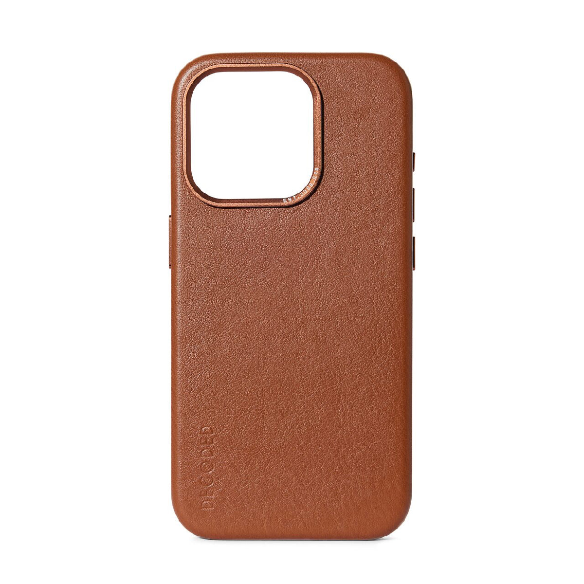 Husa de protectie Decoded cu MagSafe pentru iPhone 15 Pro, Piele, Maro - iSTYLE RO