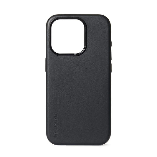 Husa de protectie Decoded cu MagSafe pentru iPhone 15 Pro Max, Piele, Negru - iSTYLE RO