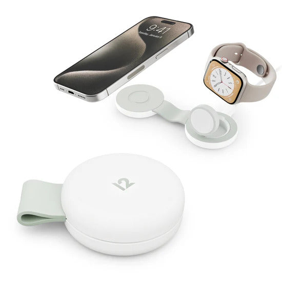 Incarcator magnetic ButterFly SE Twelve South pentru iPhone, Apple Watch si AirPods, Alb - iSTYLE RO