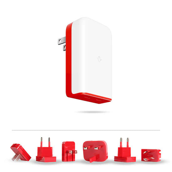 Adaptor priza compact PlugBug Twelve South 50W (EU/UK) cu doua porturi USB-C - iSTYLE RO