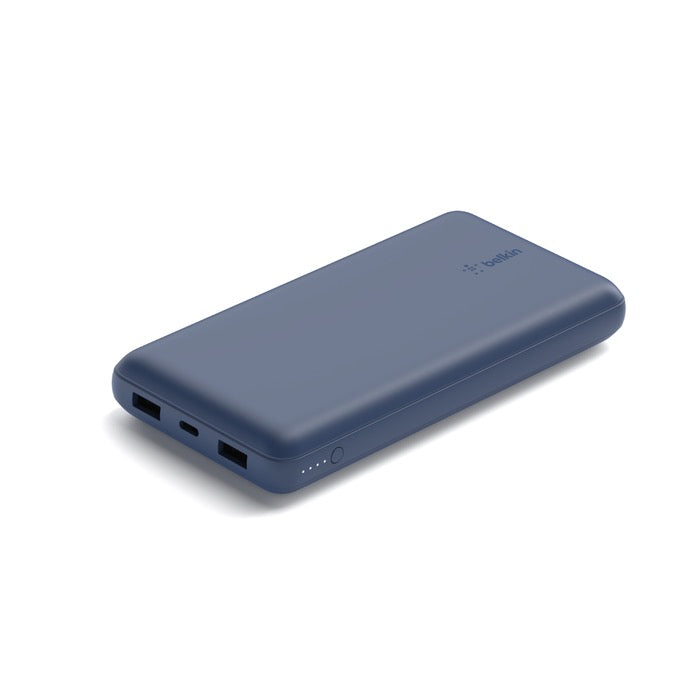Baterie externa Belkin Boost Charge 20000 mAh - USB-A & C 15W, Albastru - iSTYLE RO