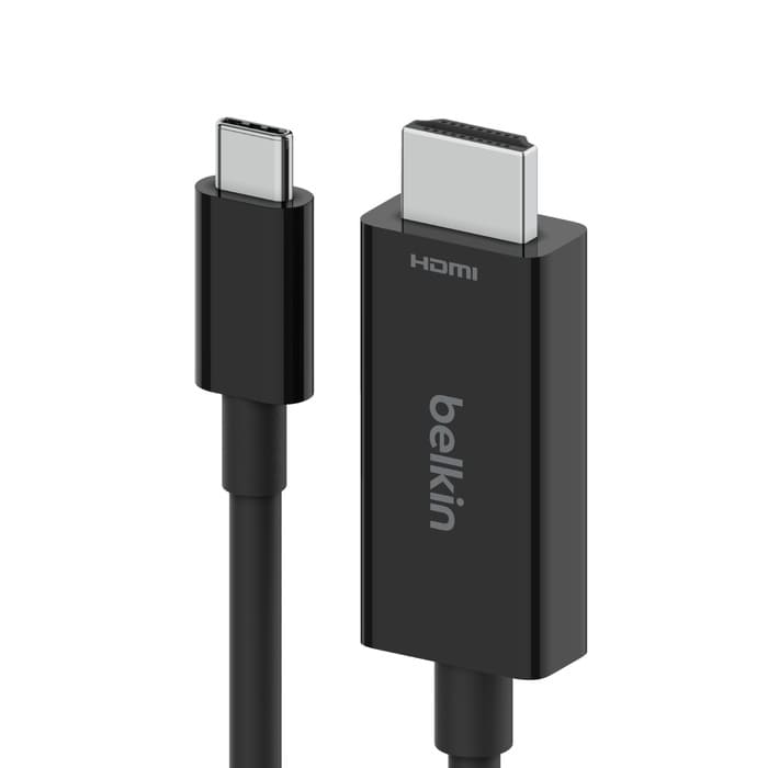 Cablu de date Belkin USB-C la HDMI 2.1, Negru (2m) - iSTYLE RO