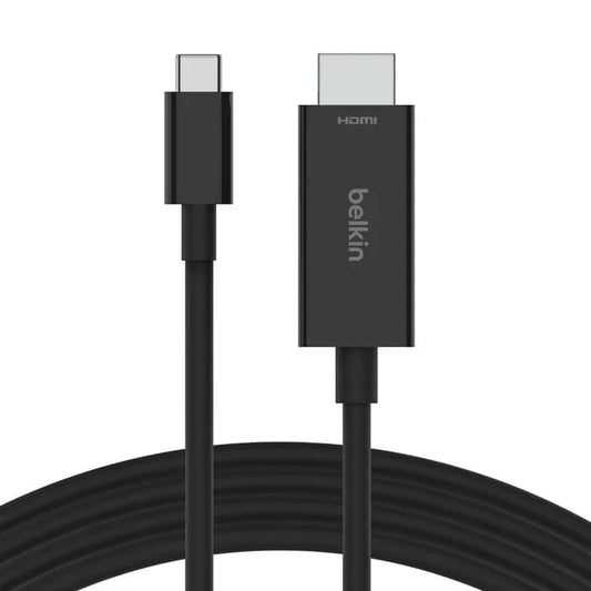Cablu de date Belkin USB-C la HDMI 2.1, Negru (2m) - iSTYLE RO