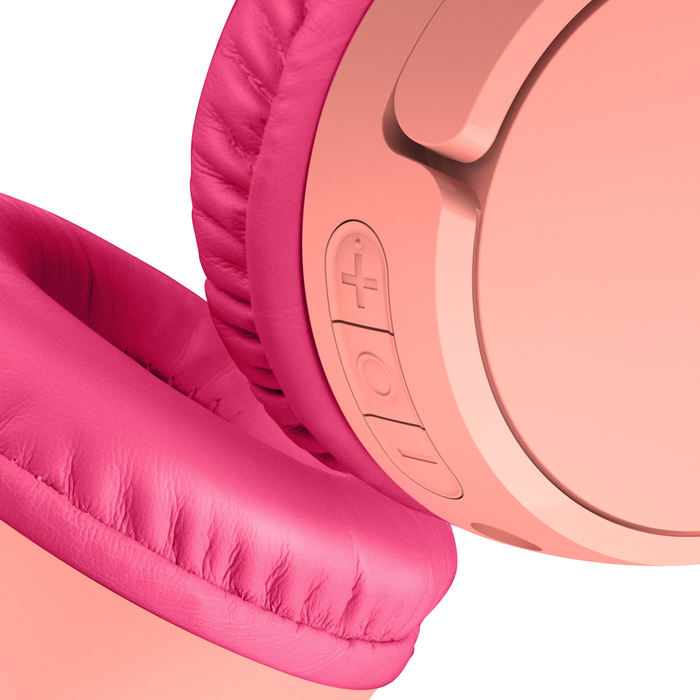 Casti On-Ear pentru copii Belkin Soundform Mini, Roz - iSTYLE RO