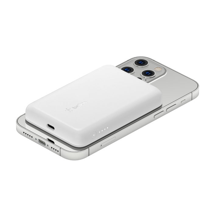 Baterie exterma Belkin Belkin Magnetic Wireless Charger 2.500mAh, Alb - iSTYLE RO