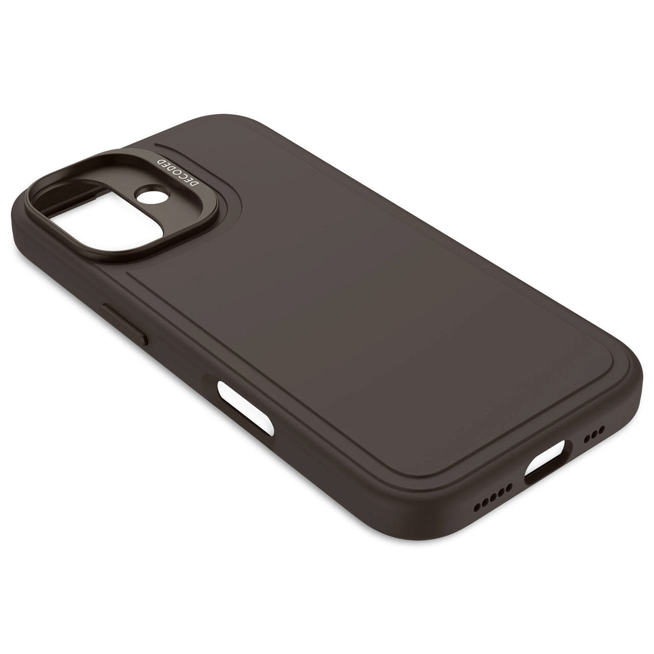 Husa de protectie DECODED din silicon pentru iPhone 16, Maro - iSTYLE RO