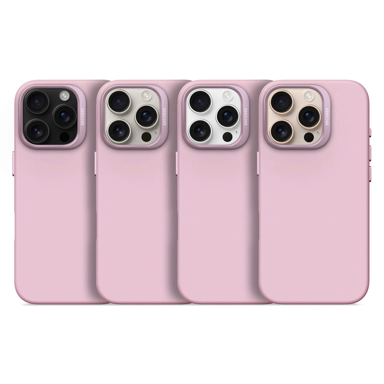 Husa de protectie DECODED din silicon pentru iPhone 16 Pro Max, Roz - iSTYLE RO