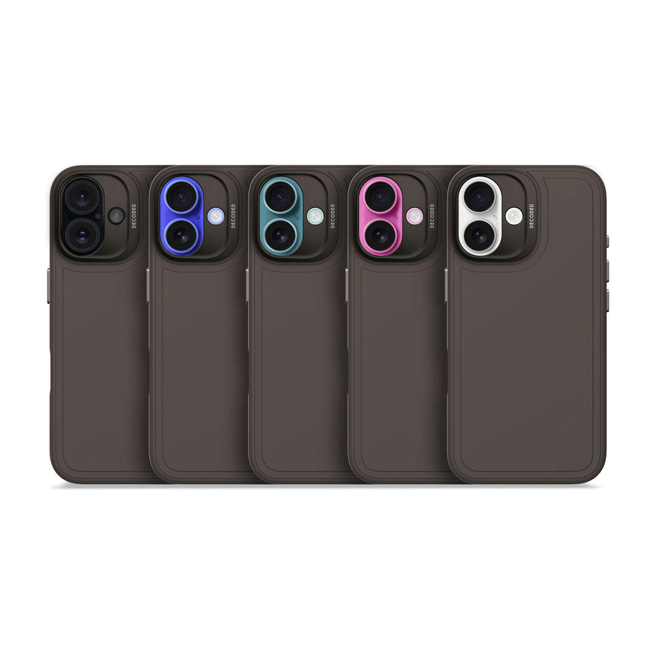 Husa de protectie DECODED din silicon pentru iPhone 16, Maro - iSTYLE RO