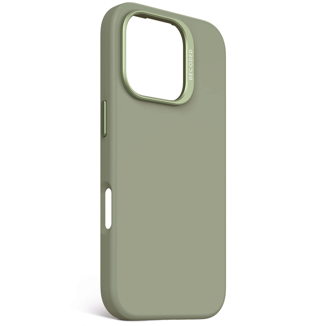 Husa de protectie DECODED din silicon pentru iPhone 16 Pro, Verde - iSTYLE RO