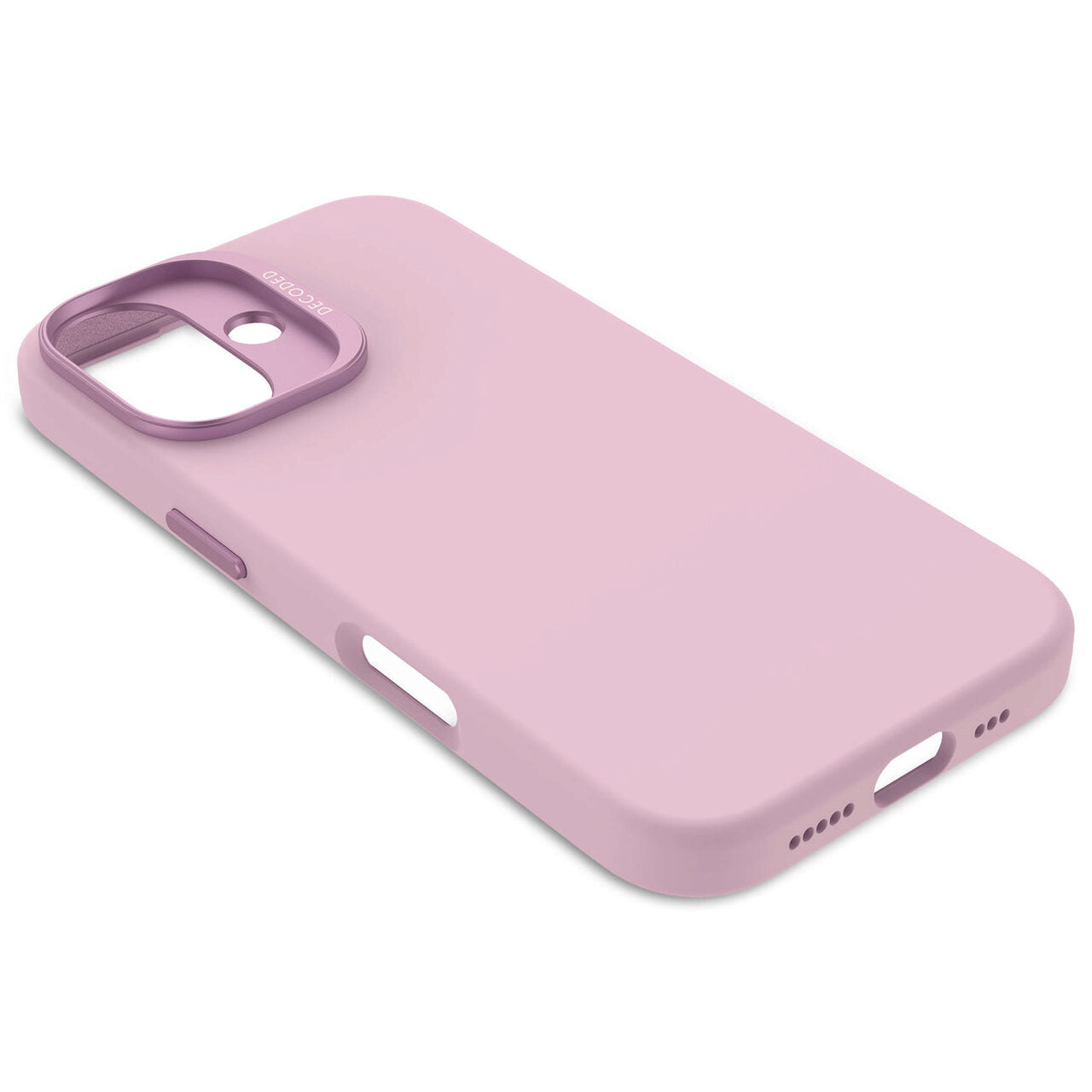 Husa de protectie DECODED din silicon pentru iPhone 16, Roz - iSTYLE RO