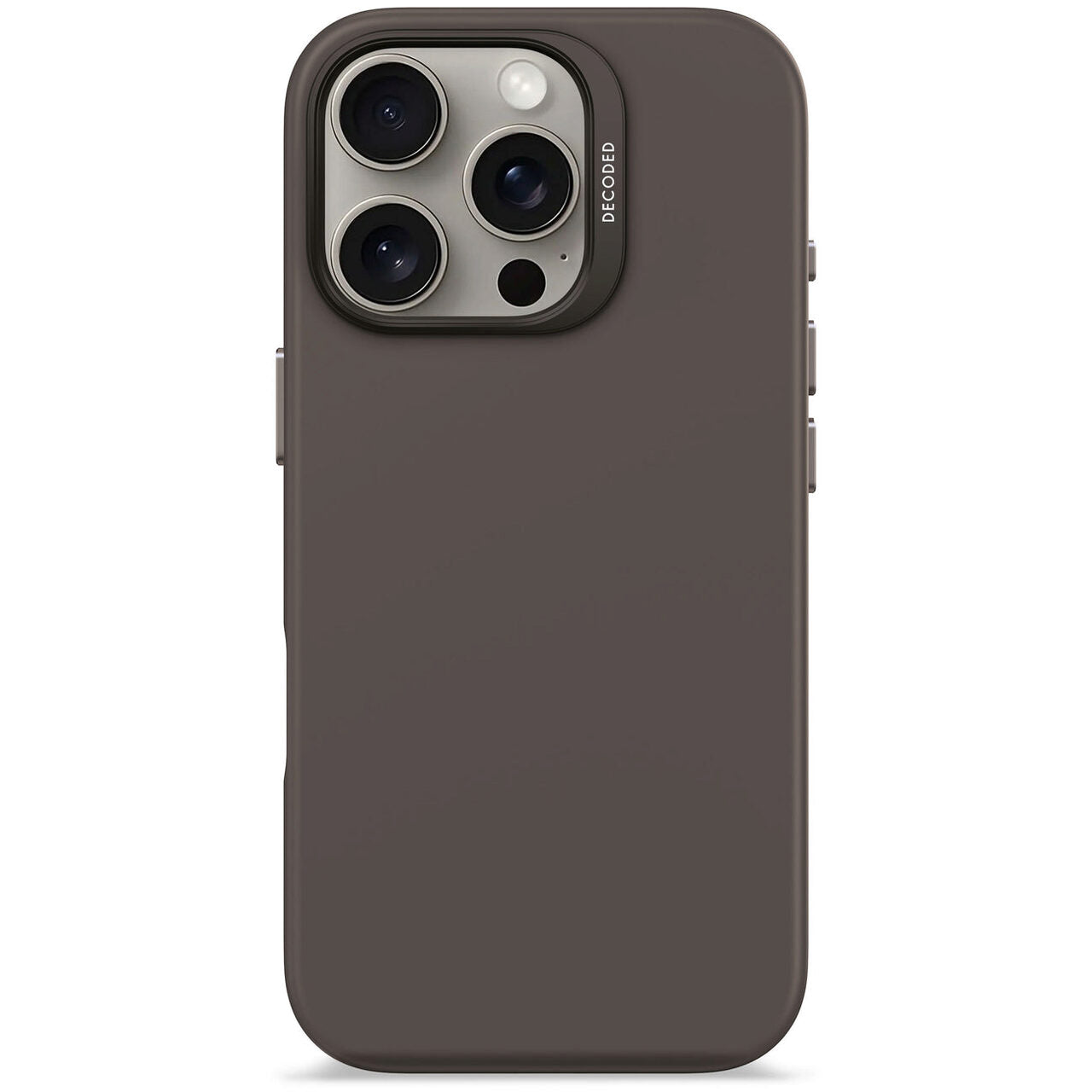 Husa de protectie DECODED din silicon pentru iPhone 16 Pro Max, Maro - iSTYLE RO