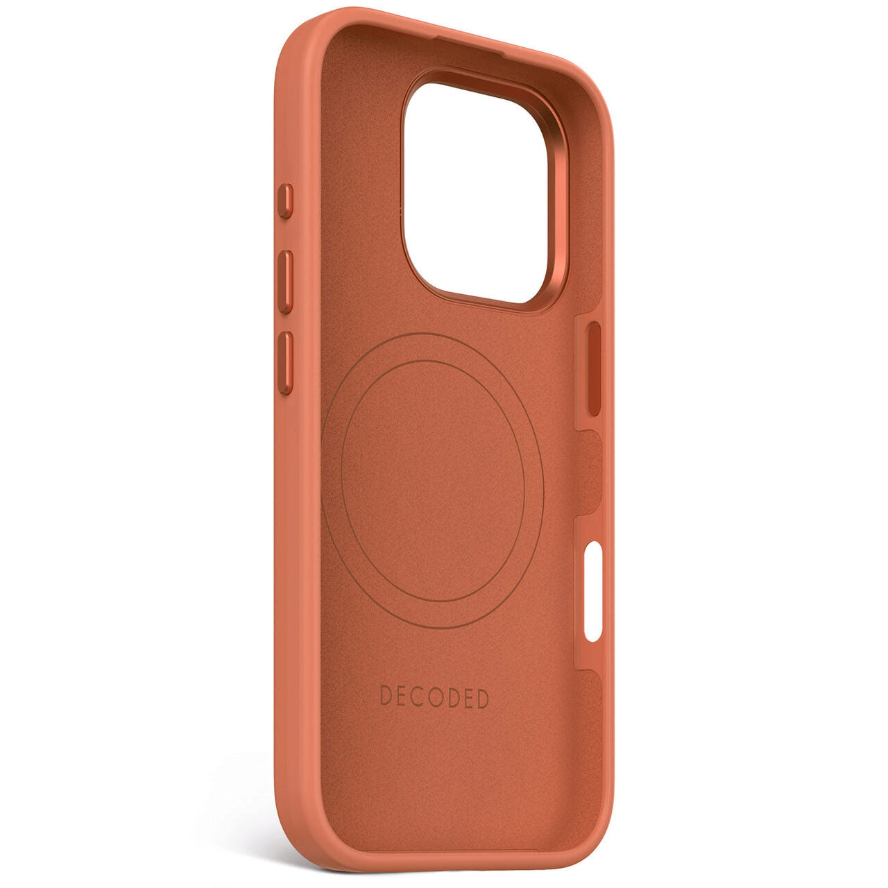 Husa de protectie DECODED din silicon pentru iPhone 16 Pro Max, Portocaliu - iSTYLE RO