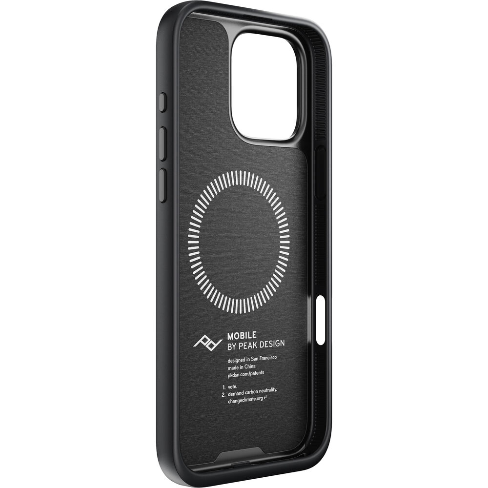 Husa de protectie Peak Design Everyday Loop pentru iPhone 16 Pro Max, Gri Antracit - iSTYLE RO