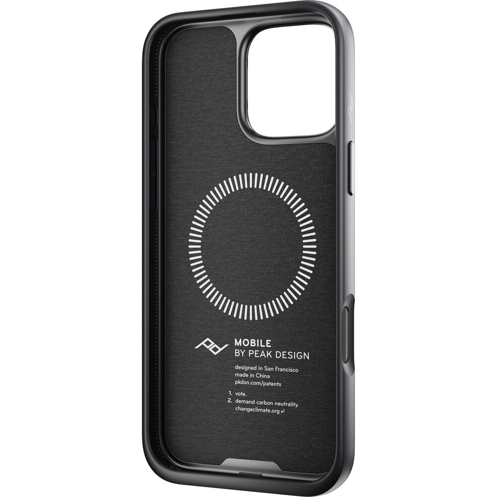 Husa de protectie Peak Design Everyday Loop pentru iPhone 16 Pro Max, Gri Antracit - iSTYLE RO