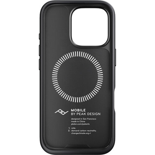 Husa de protectie Peak Design Everyday Case pentru iPhone 16 Pro Max, Negru - iSTYLE RO