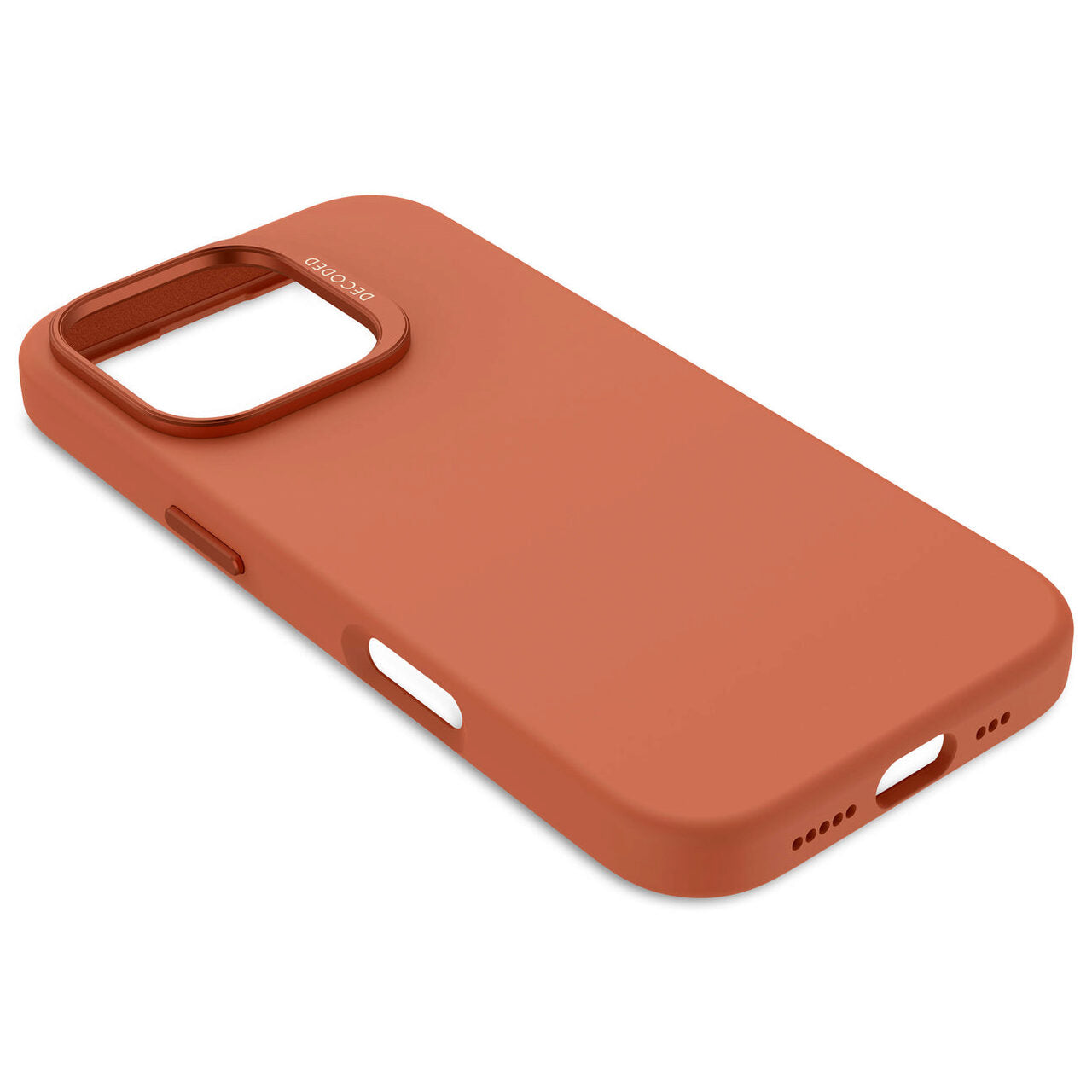 Husa de protectie DECODED din silicon pentru iPhone 16 Pro Max, Portocaliu - iSTYLE RO