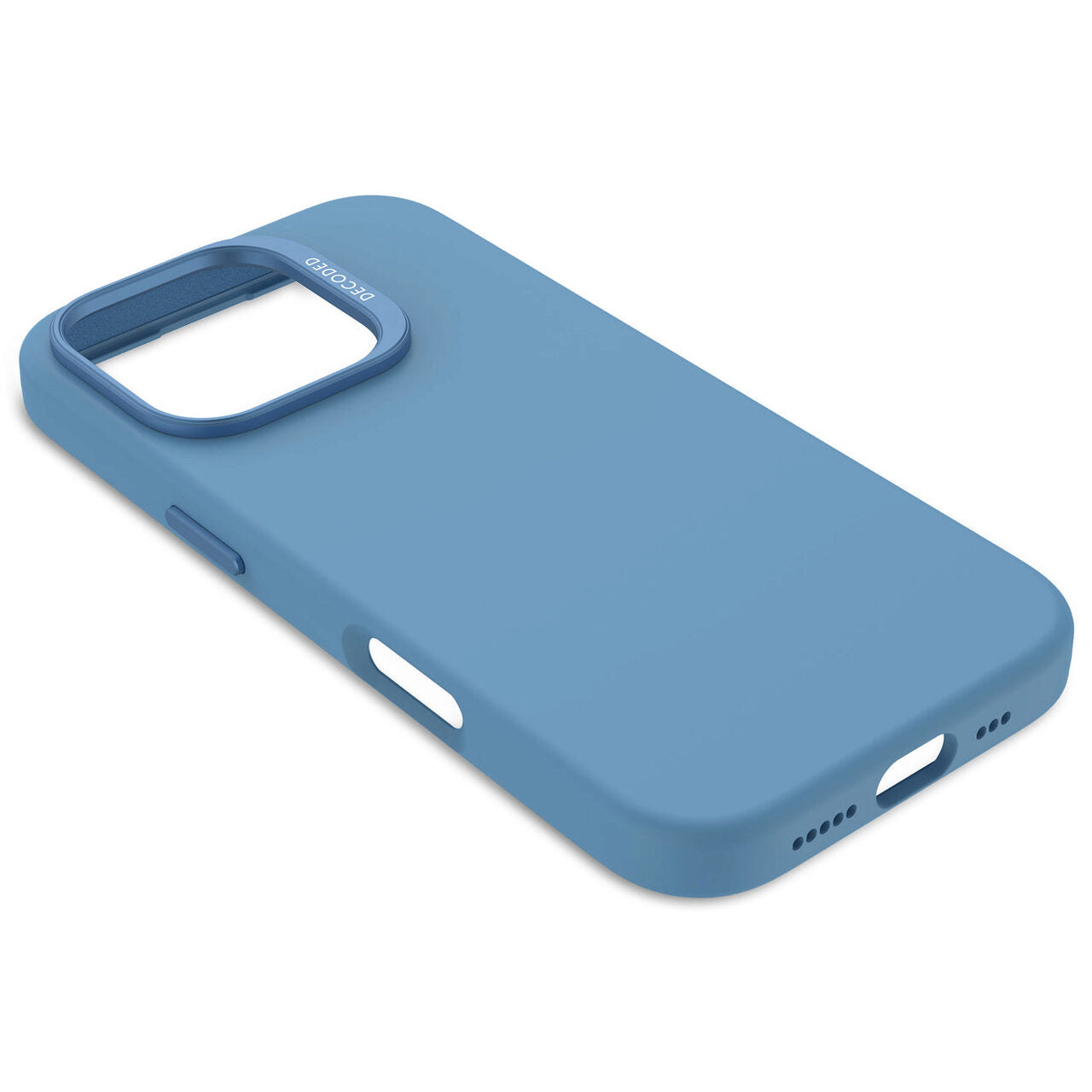 Husa de protectie DECODED din silicon pentru iPhone 16 Pro, Albastru - iSTYLE RO