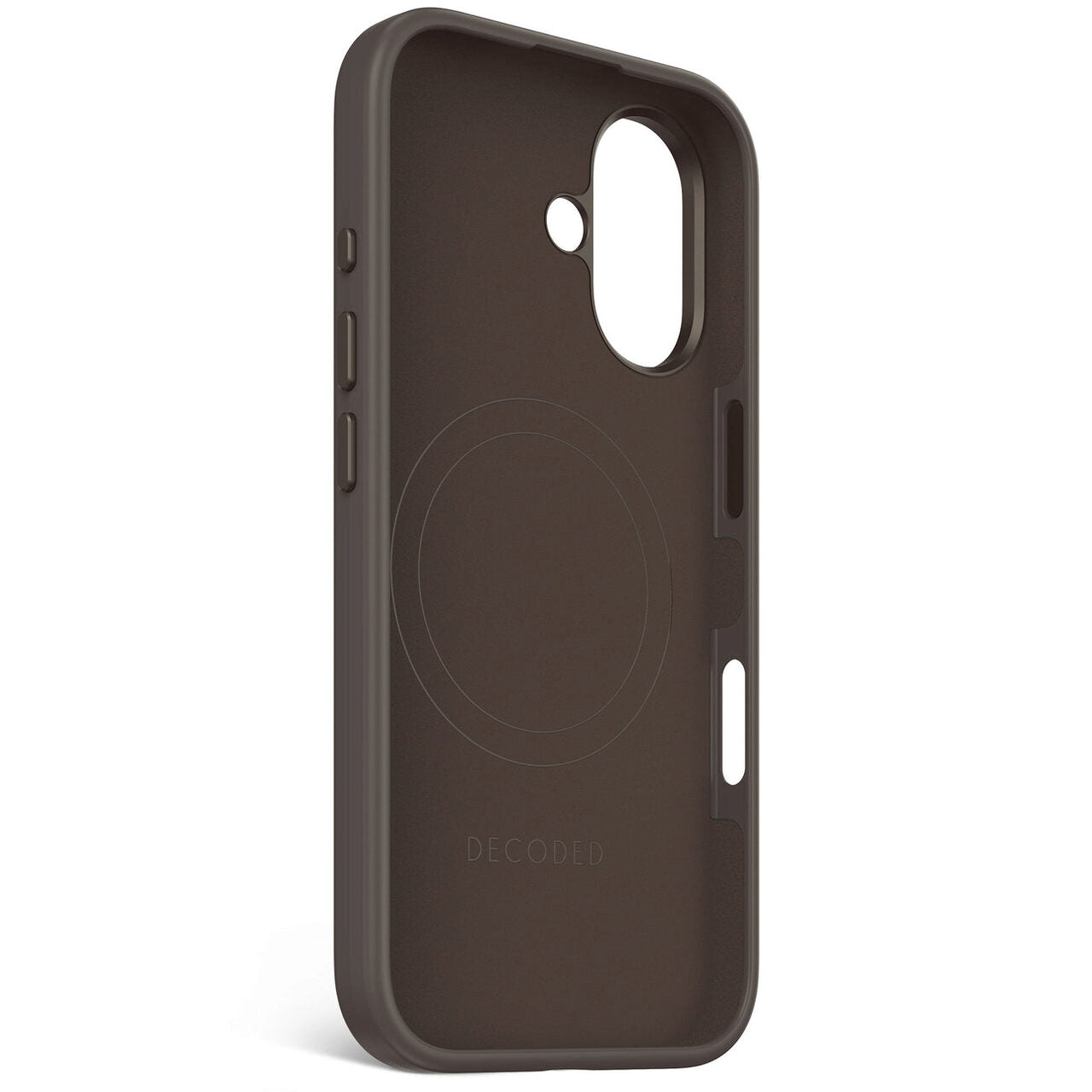 Husa de protectie DECODED din silicon pentru iPhone 16, Maro - iSTYLE RO