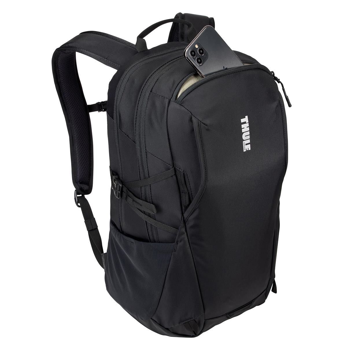 Rucsac urban cu compartiment laptop, Thule, EnRoute, 23L, Black (model 2022) - iSTYLE RO