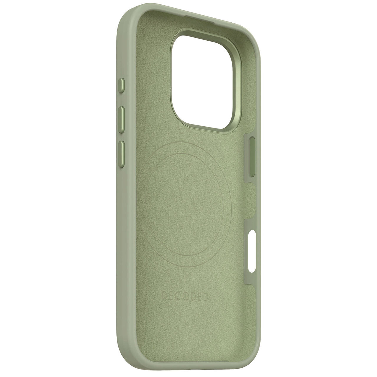 Husa de protectie DECODED din silicon pentru iPhone 16 Pro, Verde - iSTYLE RO