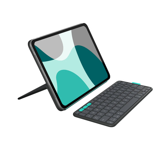 Husa cu tastatura Logitech Flip Folio pentru iPad Pro & Air 11", Grafit