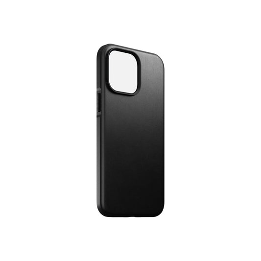 Husa de protectie Nomad Modern cu MagSafe pentru iPhone 14, Piele, Negru - iSTYLE RO