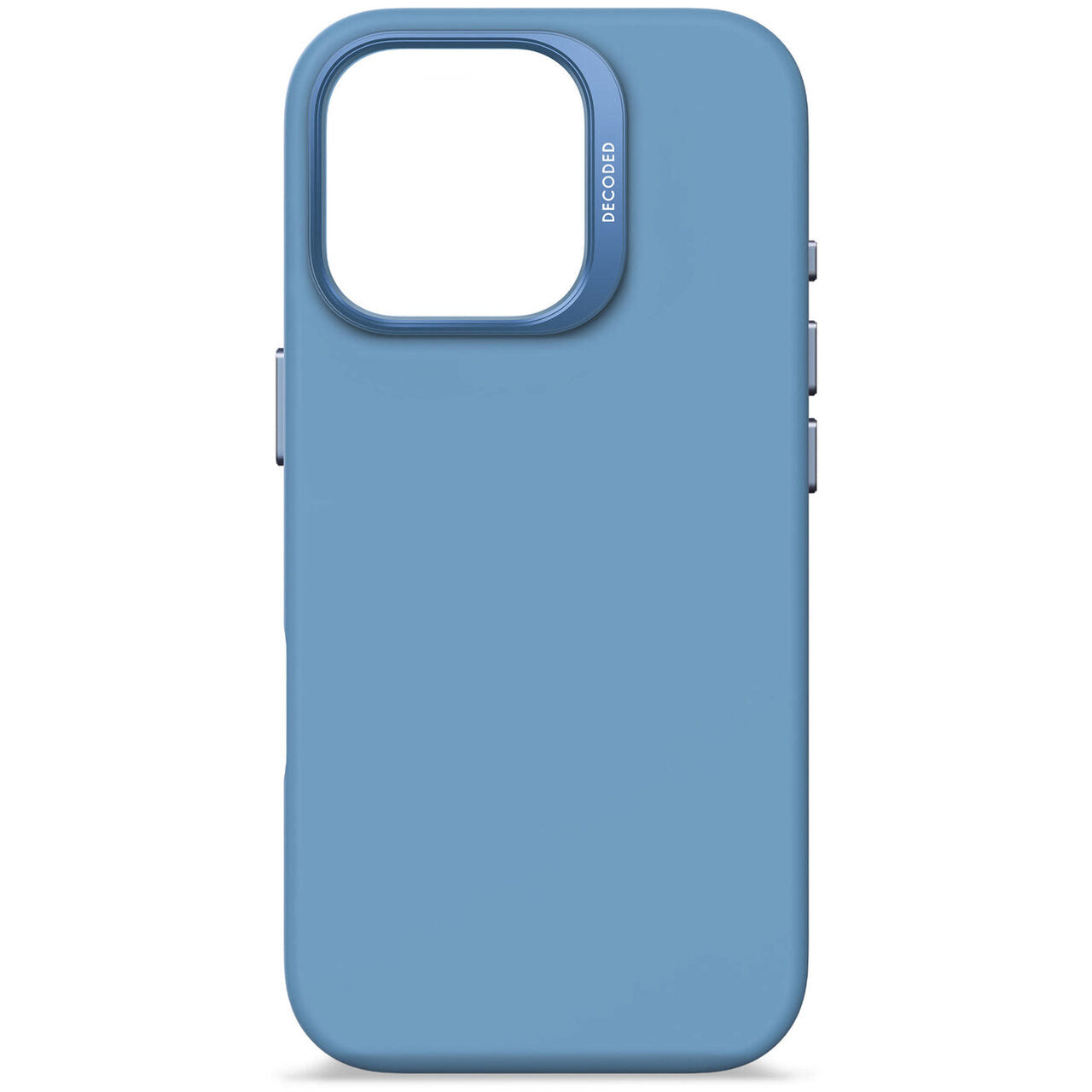 Husa de protectie DECODED din silicon pentru iPhone 16 Pro, Albastru - iSTYLE RO