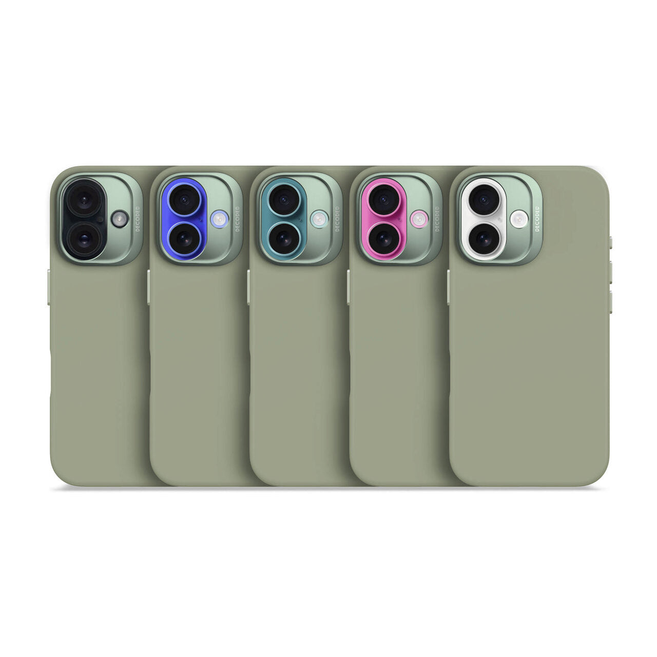 Husa de protectie DECODED din silicon pentru iPhone 16 Plus, Verde - iSTYLE RO