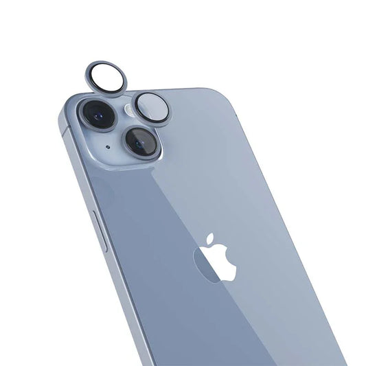 Folie de protectie camera foto pentru iPhone 14 si iPhone 14 Plus, Albastru - iSTYLE RO