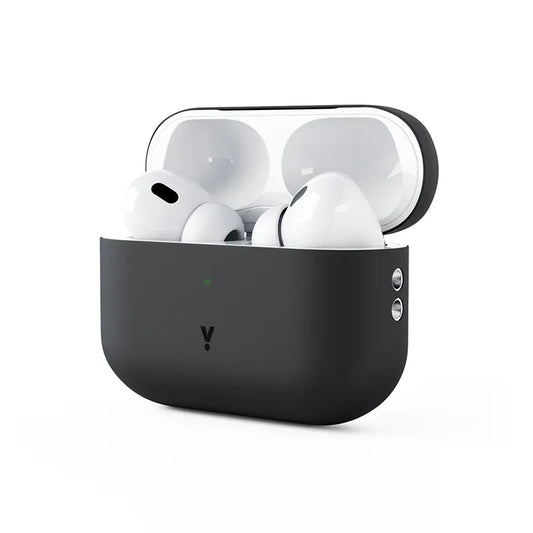 Husa de protectie iSTYLE pentru AirPods Pro 2, Silicon, Negru - iSTYLE RO