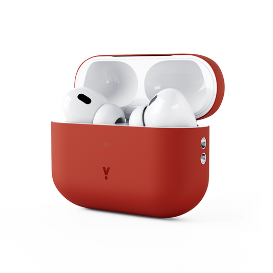 Husa de protectie iSTYLE pentru AirPods Pro 2, Silicon, Rosu - iSTYLE RO