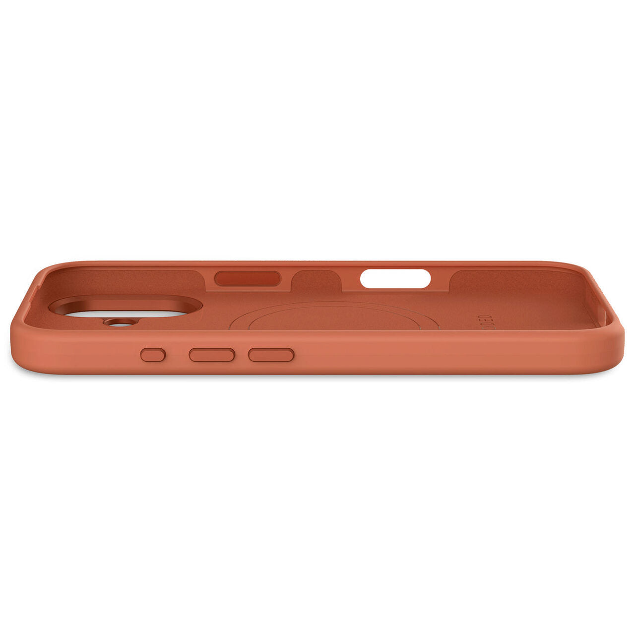 Husa de protectie DECODED din silicon pentru iPhone 16, Portocaliu - iSTYLE RO