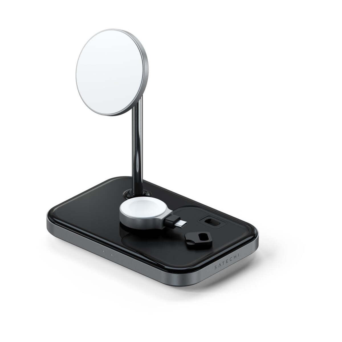 Incarcator Wireless Satechi 3-in-1, Magnetic, USB-C, Negru - iSTYLE RO