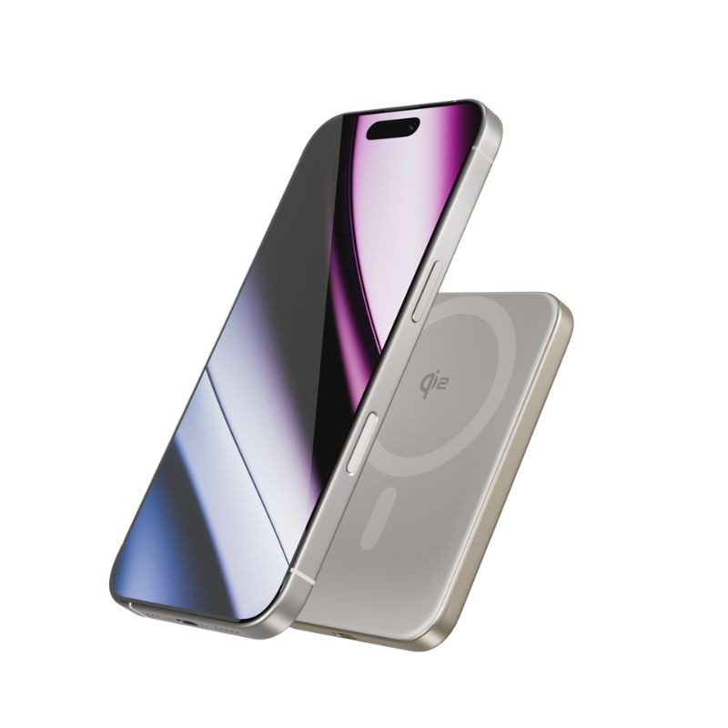 Baterie externa Qi2 EPICO, 5.000 mAh, Titan