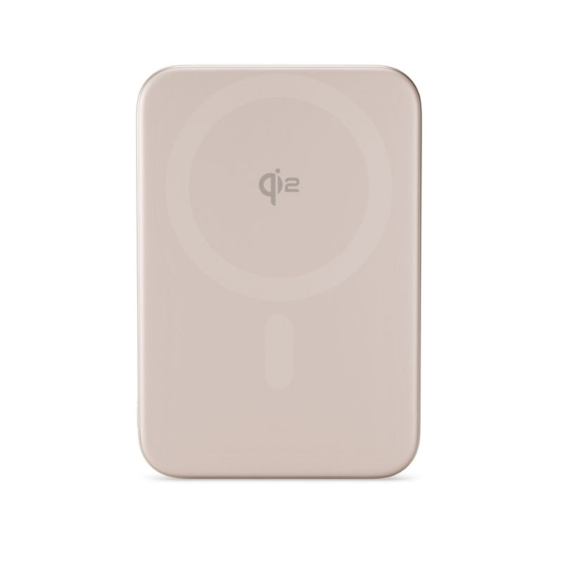 Baterie externa Qi2 EPICO, 5.000 mAh, Bej Titan