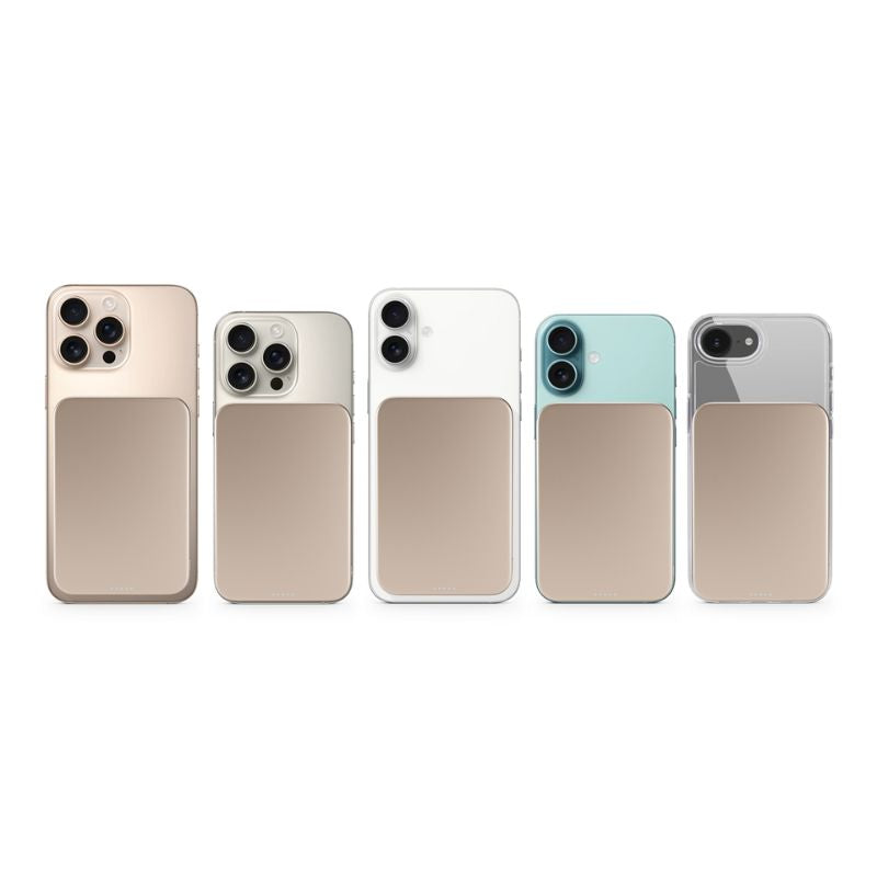 Baterie externa Qi2 EPICO, 5.000 mAh, Bej Titan