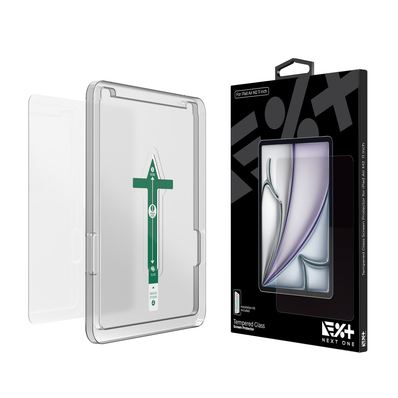 Folie de protecție din sticlă temperată Next One pentru iPad Air 11" M2 - iSTYLE RO