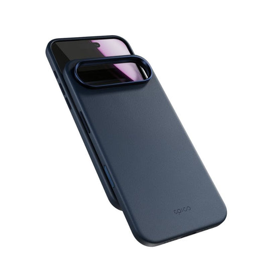 Husa de protectie EPICO din piele pentru iPhone Air, Albastru