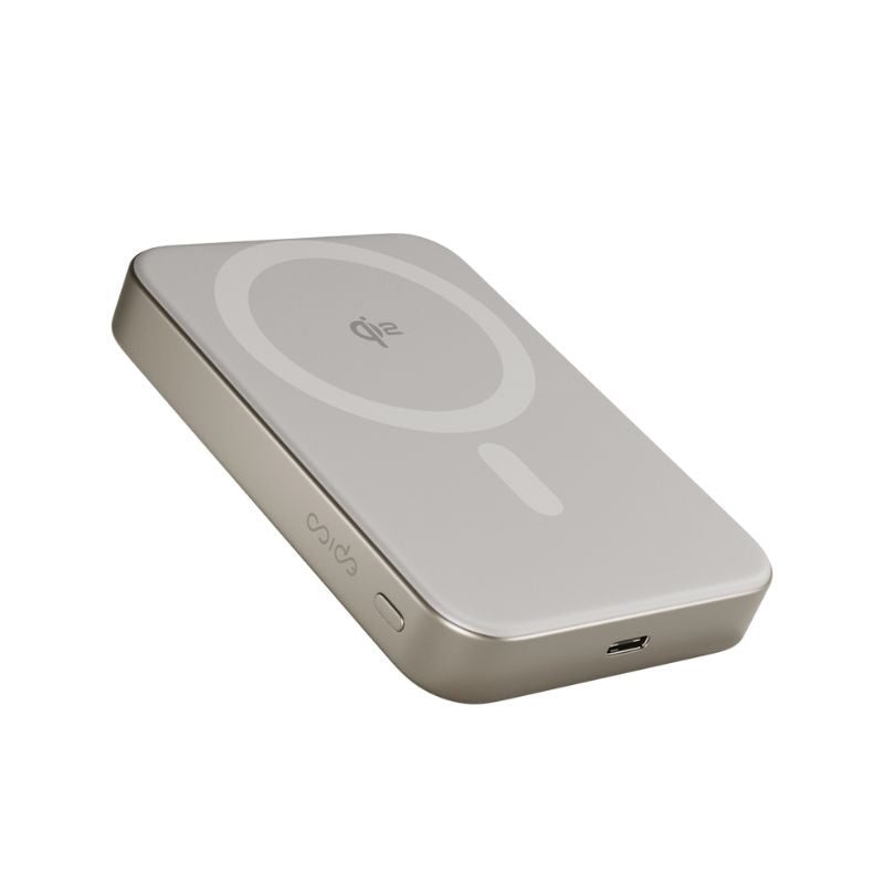 Baterie externa wireless EPICO cu Qi2, 10.000 mAh, Gri