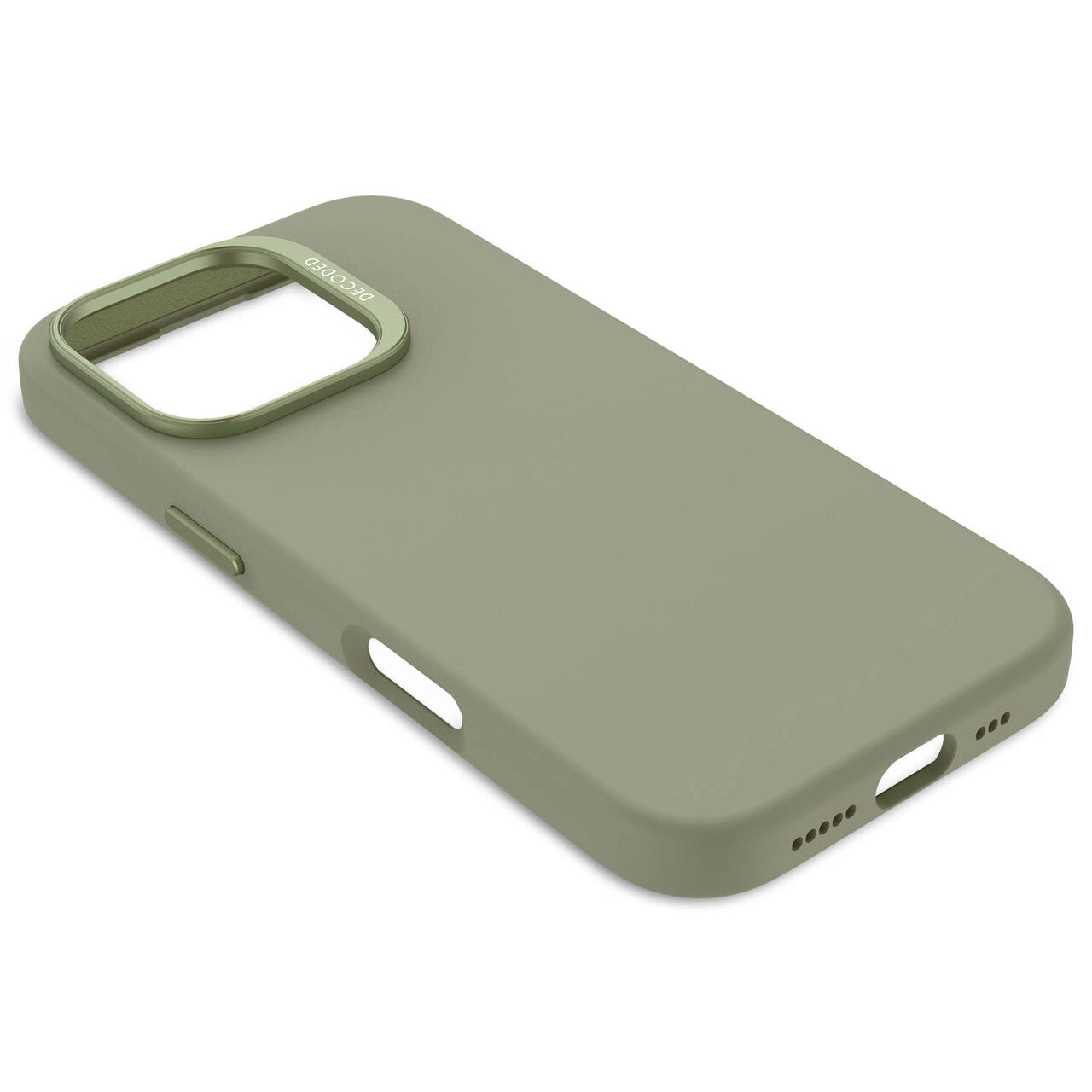 Husa de protectie DECODED din silicon pentru iPhone 16 Pro, Verde - iSTYLE RO