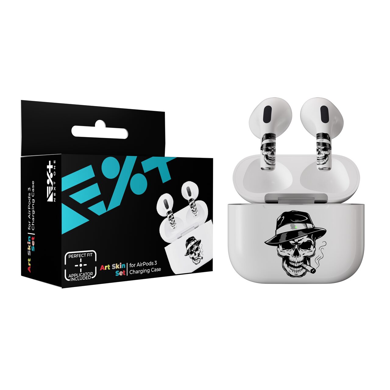Skin NEXT ONE pentru AirPods 3rd Gen. - Craniu - iSTYLE RO